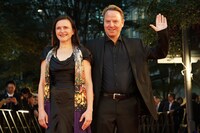 コンペティションで上映される「真昼の女」のスタッフ陣。