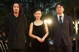 Nippon Cinema Nowで上映される「市子」の監督・キャストたち。左から若葉竜也、杉咲花、戸田彬弘。