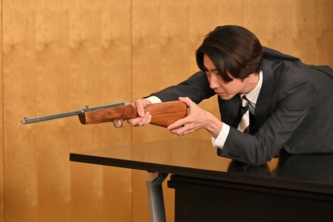 「今日からヒットマン」キャスト集合スペシャルトークの模様。