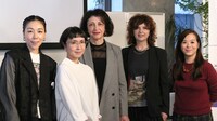 トークイベント「TIFFラウンドテーブル『映画ジャーナリズムにおける女性のまなざし』」の参加者たち。