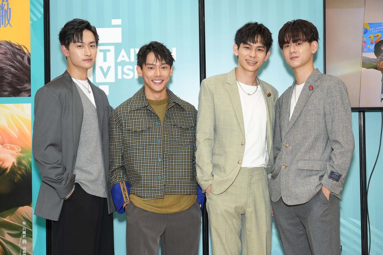 「TAIWAN SHOWCASE PARTY」の様子。左からマオ・チーション、シャオ・ホン、ヤン・イーシュエン、ホン・ウェイジョー。