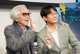 左から山田洋次、グー・シャオガン。