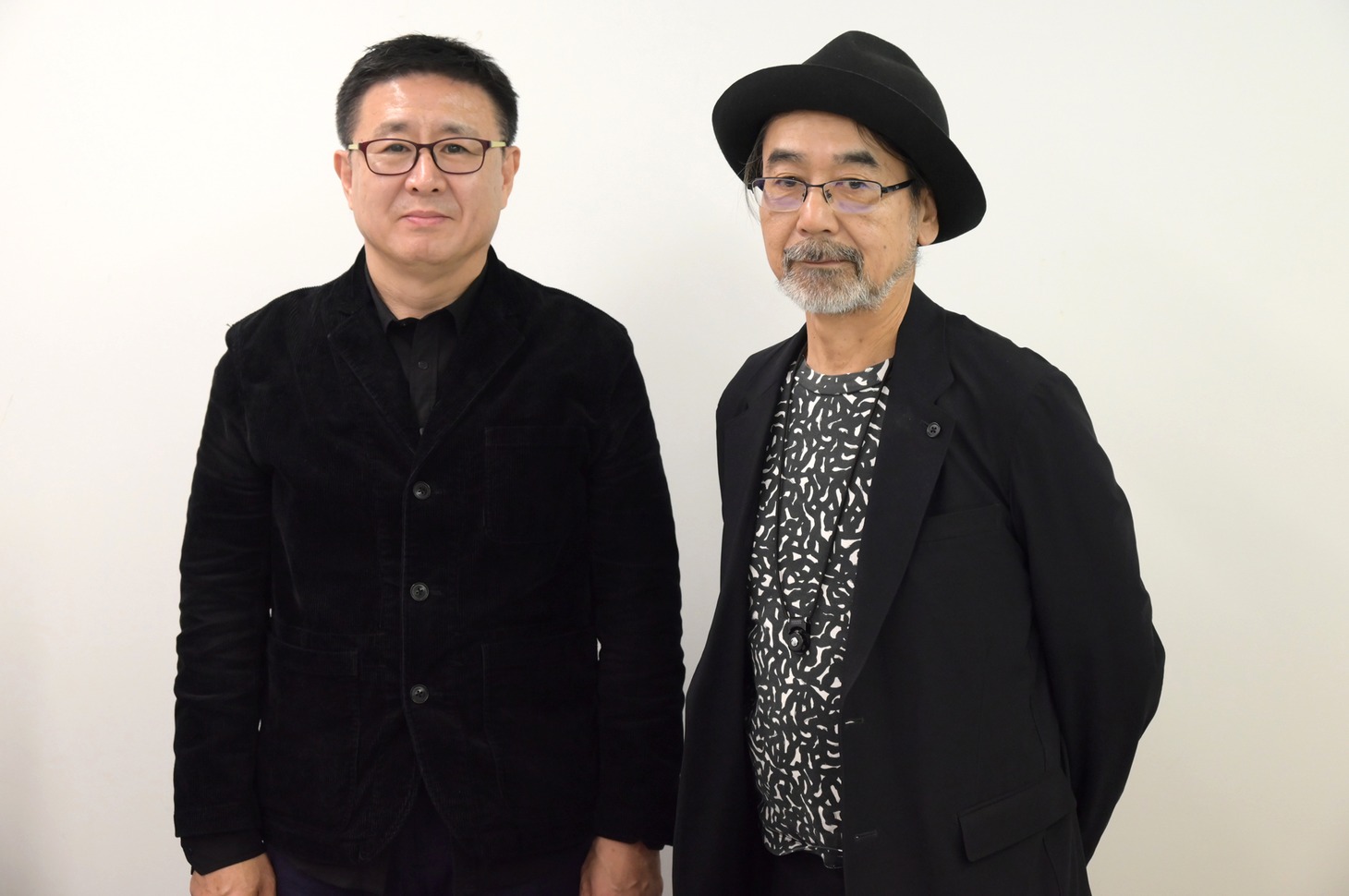左からパク・キヨン、諏訪敦彦。