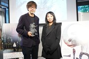 「ゴジラ‐1.0」トークセッションにて、左から山崎貴、井上奈津子。