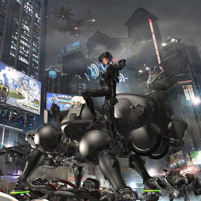 「攻殻機動隊」公式グローバルサイトのメインビジュアル。 (c)士郎正宗/講談社