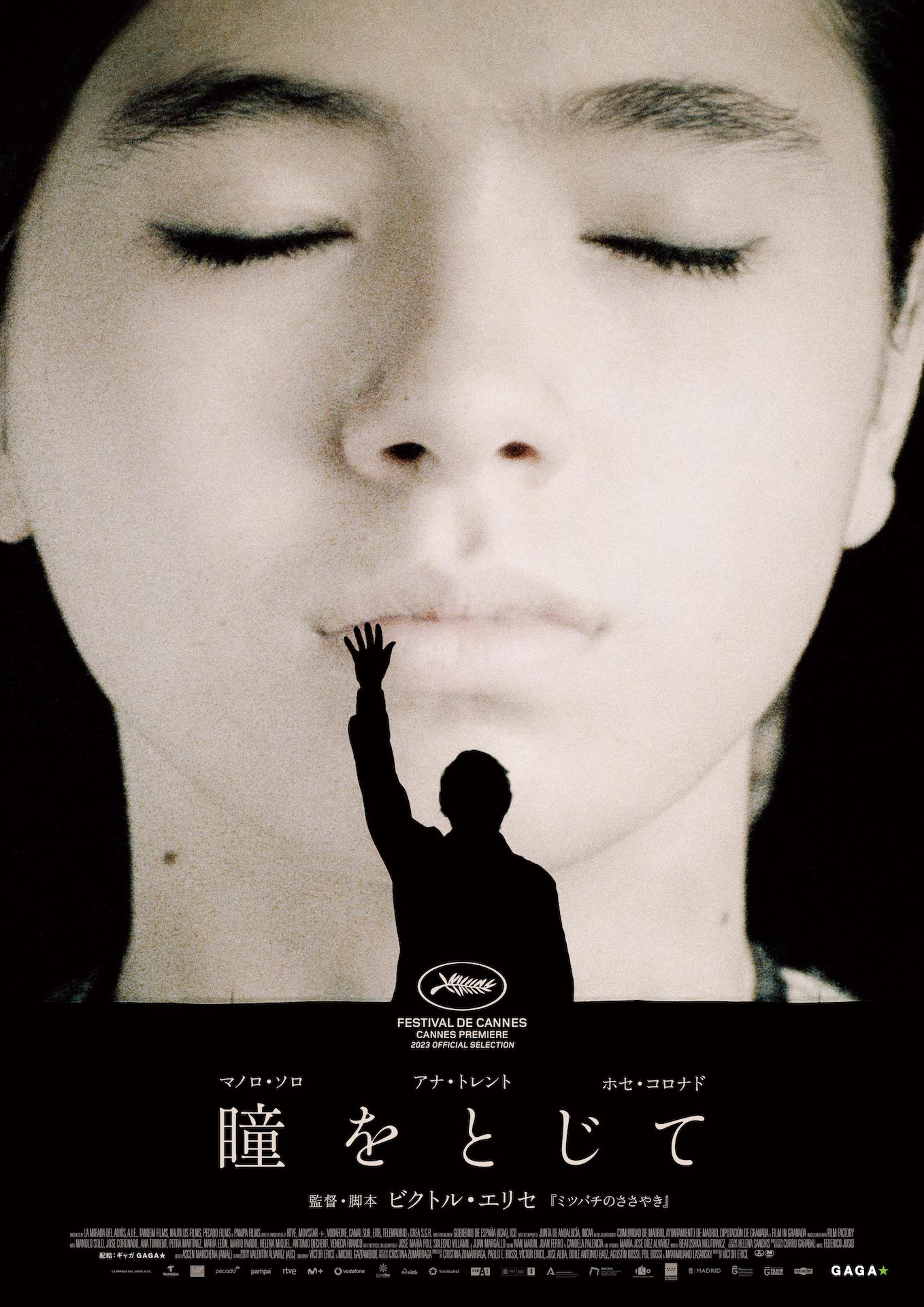 「瞳をとじて」ポスタービジュアル (c)2023 La Mirada del Adiós A.I.E, Tandem Films S.L., Nautilus Films S.L., Pecado Films S.L., Pampa Films S.A.
