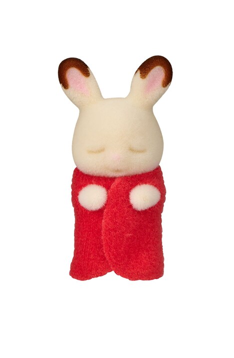 ショコラウサギの小さい赤ちゃん -おねむり-