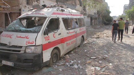 「ガザの救急隊」場面写真