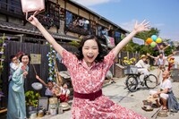 連続テレビ小説「ブギウギ」のメインビジュアル。毎週月曜から金曜の8時よりNHK総合で放送中。