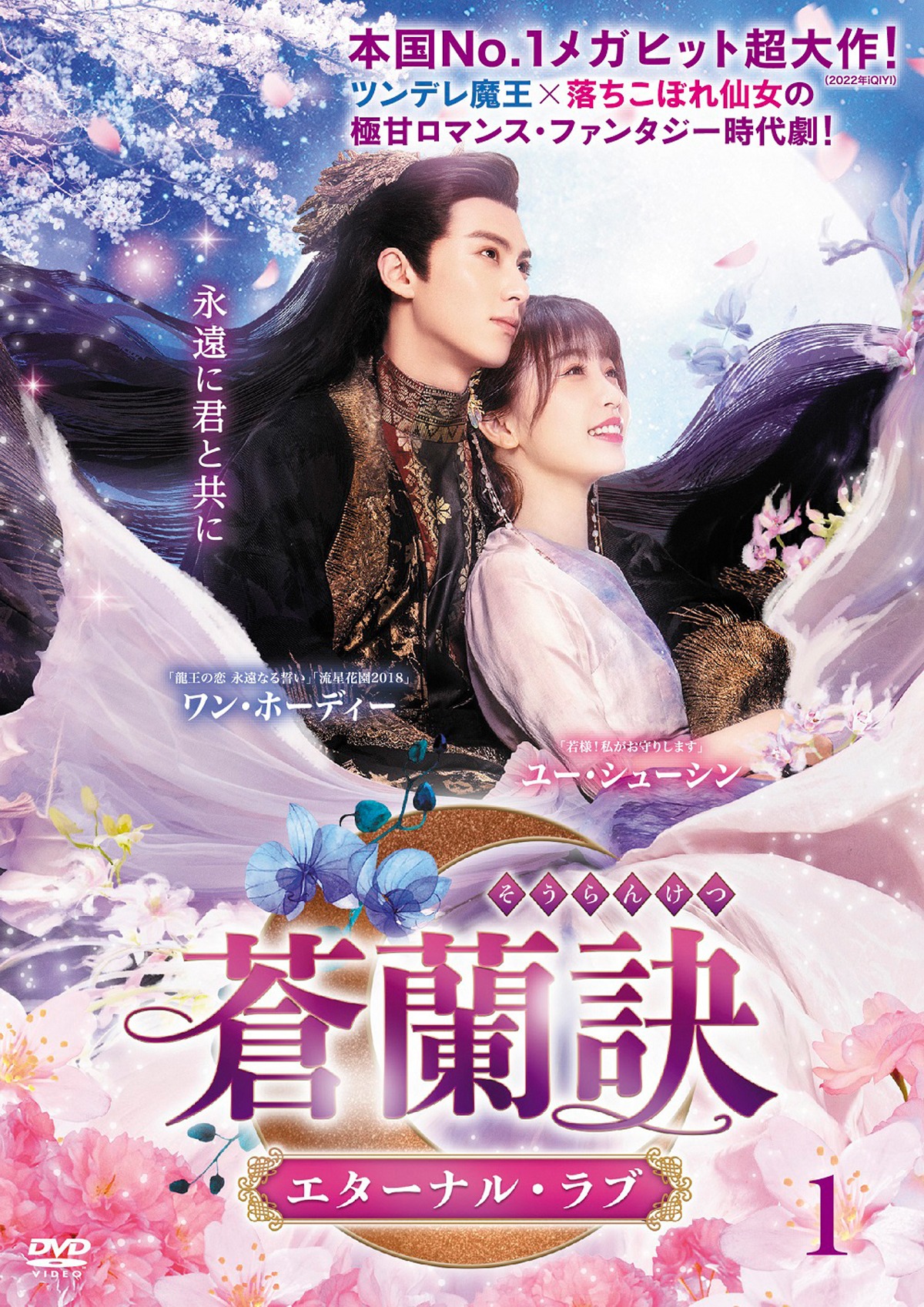 中国ドラマ「蒼蘭訣～エターナル・ラブ～」DVDのパッケージ。