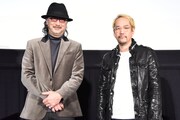 「『攻殻機動隊 STAND ALONE COMPLEX』20周年記念上映＆トークショー」の様子。左から大塚明夫、神山健治監督。