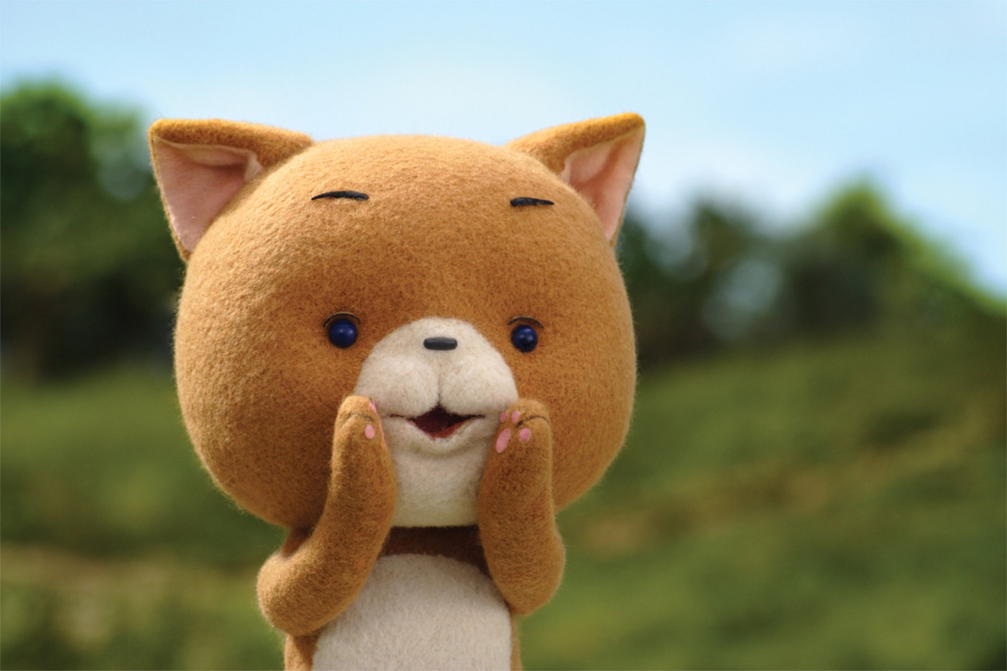 「こま撮りえいが こまねこ」場面カット (c)dwarf