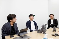 左から櫻井紘史、阿部豪、岸田一晃。