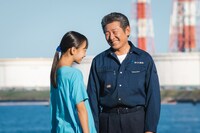 森上弘典役の布川敏和（右）。