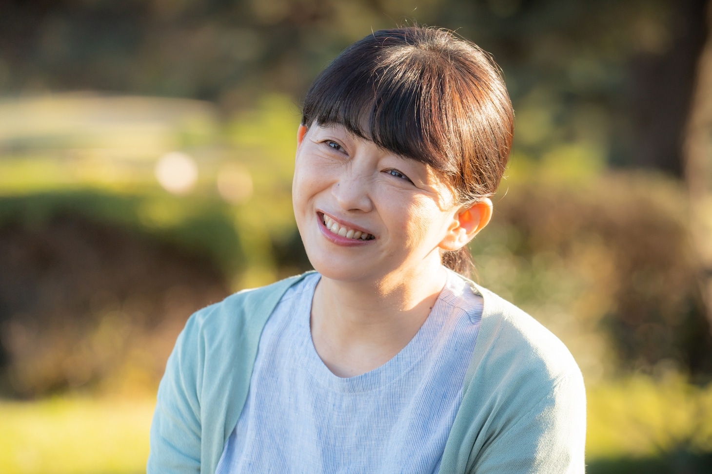 森上好江役の渡辺梓。
