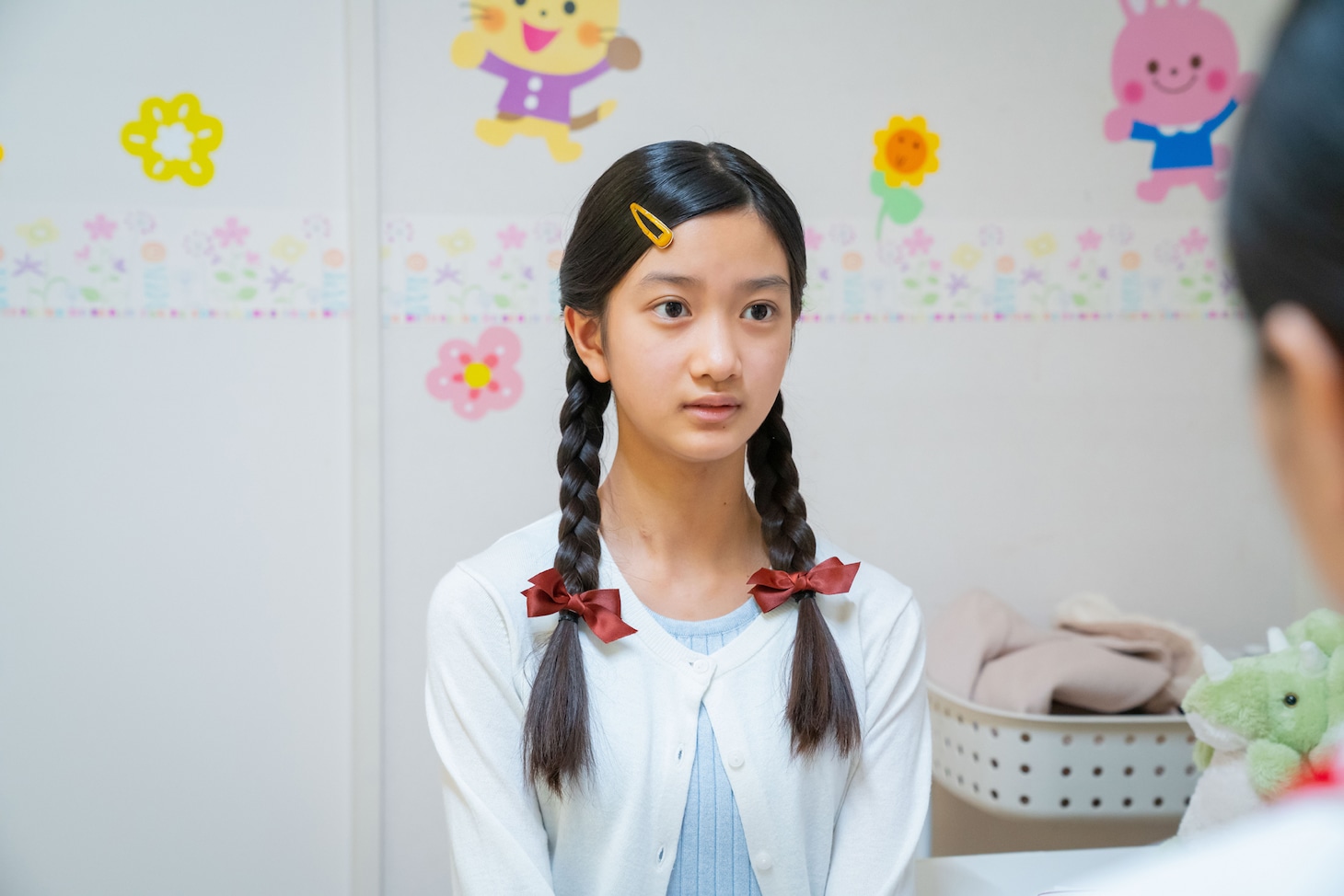 野沢さん役の上村佳里奈。