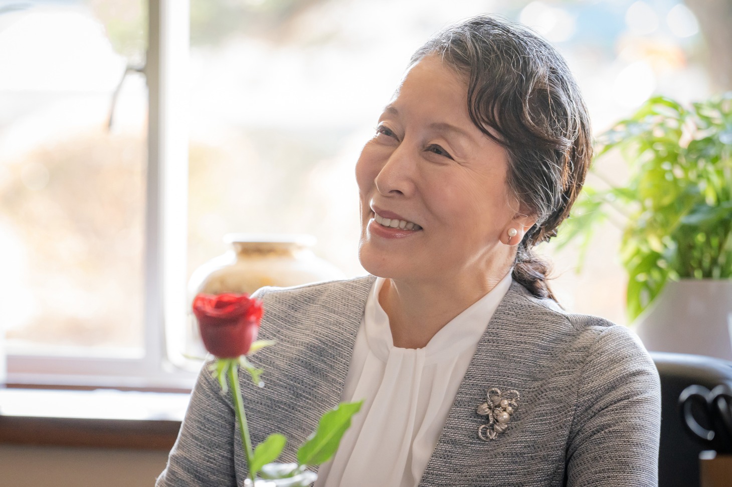 宮下久子役の高畑淳子。