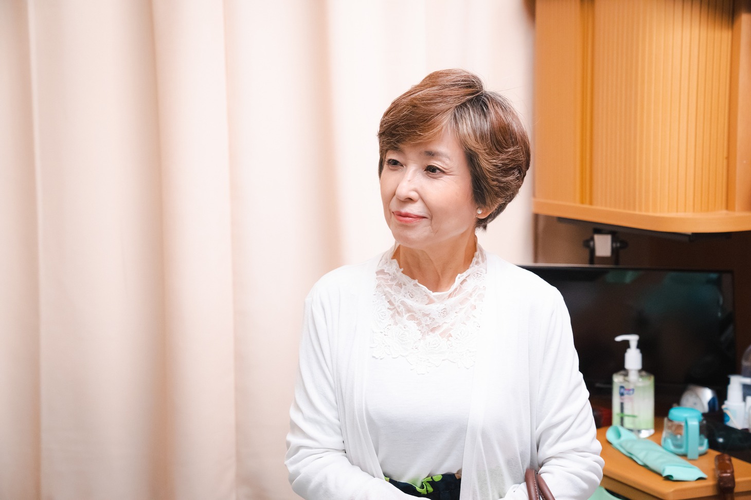 山下りょうこ役の竹下景子。