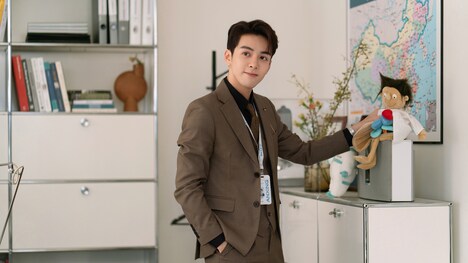 中国ドラマ「そして救いの星が輝いた」より、ツォン・シュンシー(曾舜晞)演じるルー・ジャオシー。