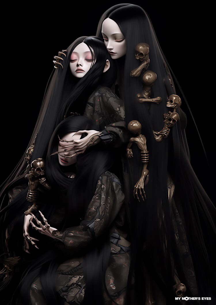 あむ曇、大本幸大、只埜なつみ、田村研一「マイマザーズアイズ」のイラスト描き下ろし