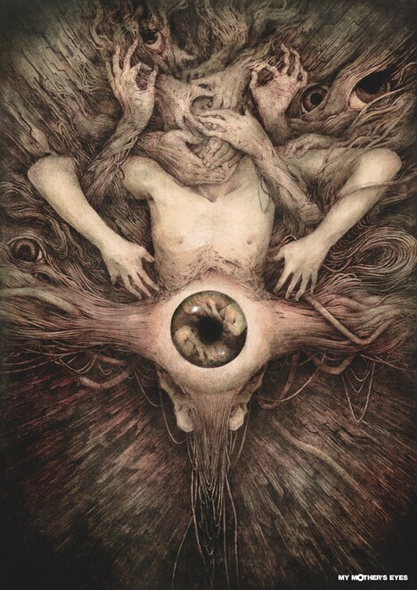 大本幸大によるイラスト「Reticle」。