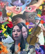 田村研一によるイラスト「From the eyes」。