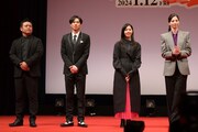 映画「ある閉ざされた雪の山荘で」ジャパンプレミアの様子。