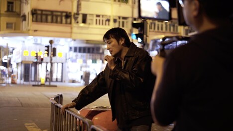 香港映画「香港の流れ者たち」メイキング写真