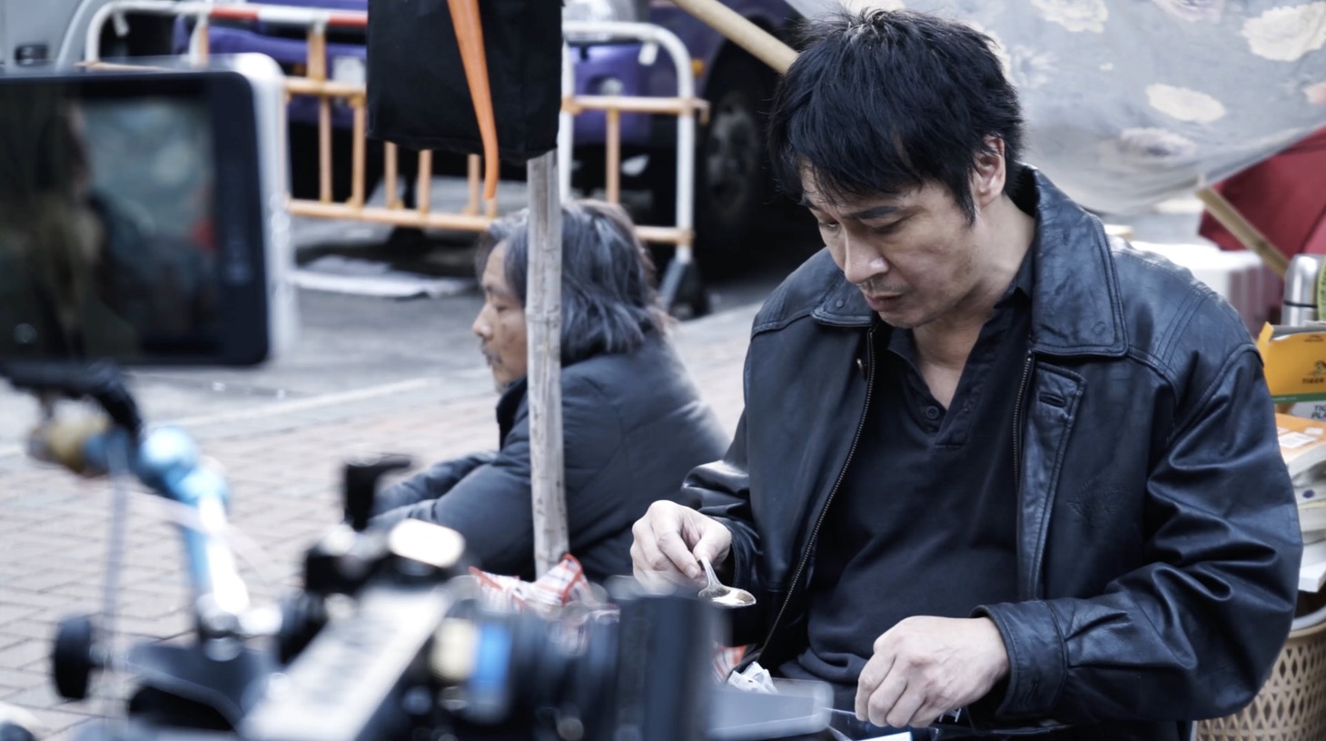 香港映画「香港の流れ者たち」メイキング写真
