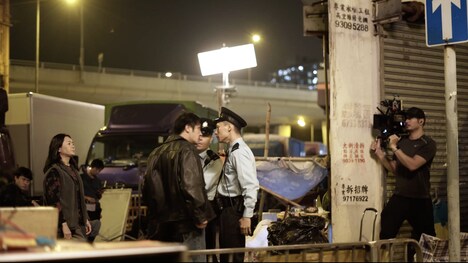 香港映画「香港の流れ者たち」メイキング写真