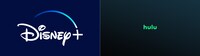 「ディズニープラス」「Hulu」ロゴ