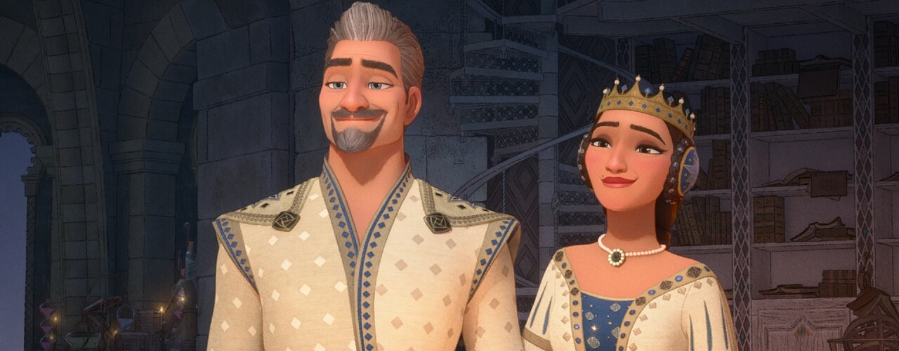 ディズニー WISH マグニフィコ王 アマヤ王妃 ドール 人形