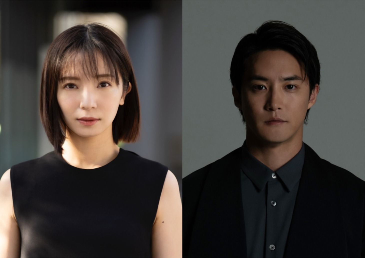 左から入来茉里、白石隼也。