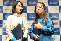 左からガンチメグ・サンダグドルジ、バトヒシグ・セド・アユシジャヴ。