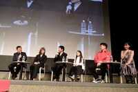 広島国際映画祭2023にて、「悪は存在しない」のトークイベントの様子。