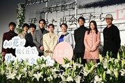 「あの花が咲く丘で、君とまた出会えたら。」完成披露試写会の様子。