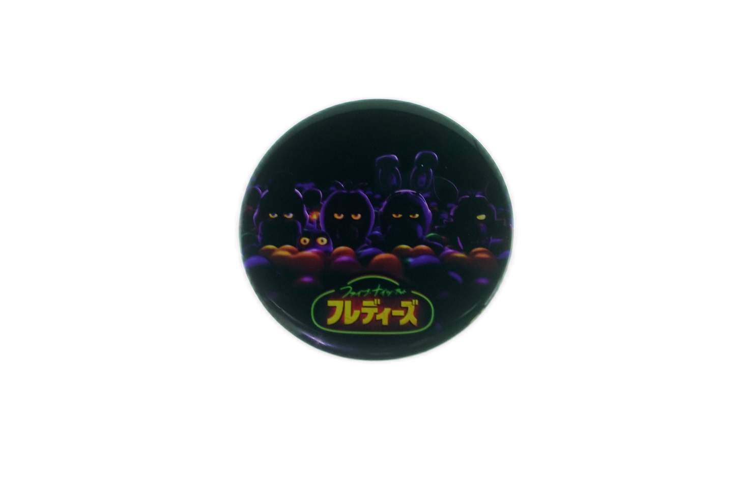 ムビチケキャンペーングッズのバッジ。