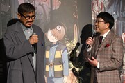 ネタバレを遠慮する木内秀信(左)と、「ネタバレを聞いても泣けるから!」と威勢がいい関俊彦(右)。