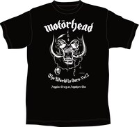 「モーターヘッド／ザ・ワールド・イズ・アワーズ VOL. 2」Tシャツのビジュアル。