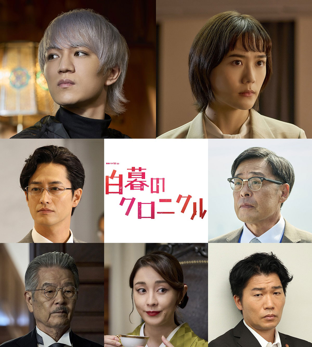 上段左から神山智洋、松井愛莉。中段左から竹財輝之助、光石研。下段左から大林隆介、伊藤歩、高橋努。