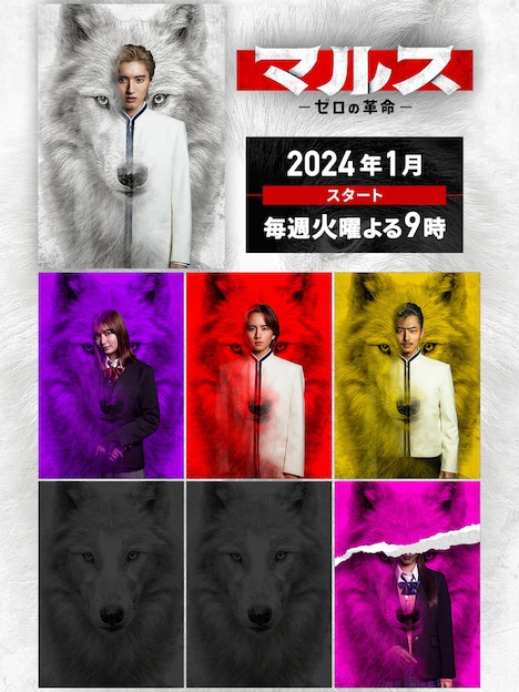 「マルス-ゼロの革命-」キャストビジュアル