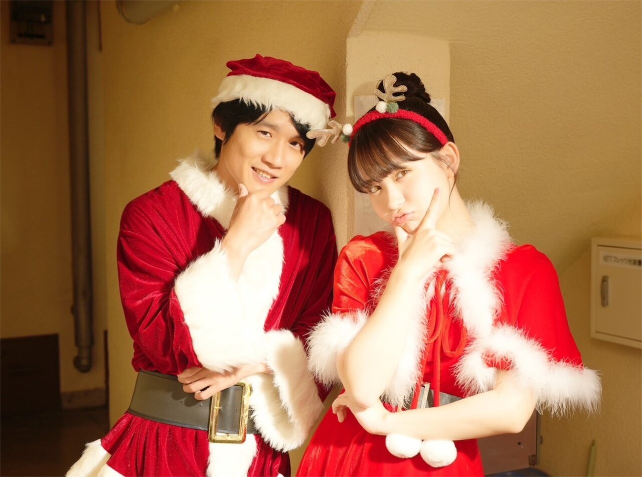 風間俊介と畑芽育がサンタ姿に！「あな忘」オフショット公開、神戸のロケ地マップも完成