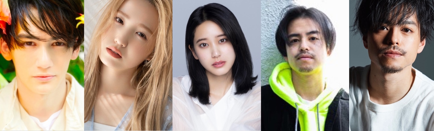 左からパース・ナクン、本田仁美、山崎紘菜、福地涼、福地清。