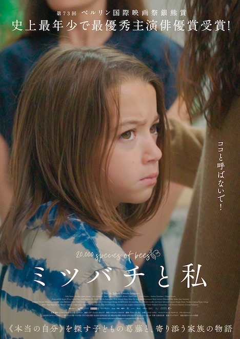 「ミツバチと私」の「怒」ビジュアル。