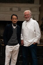 左からトラン・アン・ユン、ピエール・ガニェール。