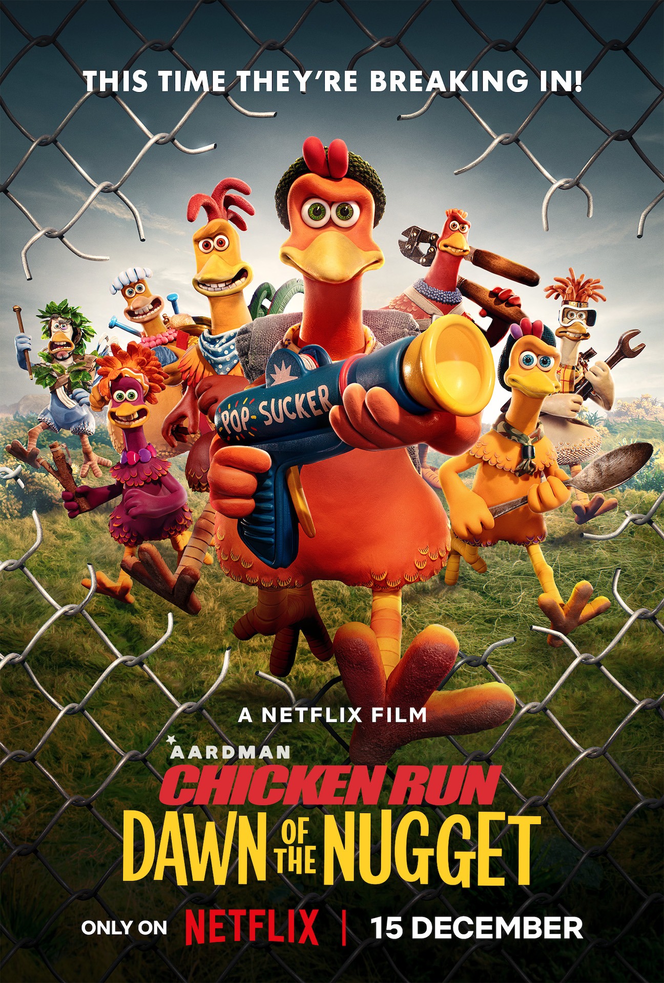 「チキンラン：ナゲット大作戦」ポスタービジュアル