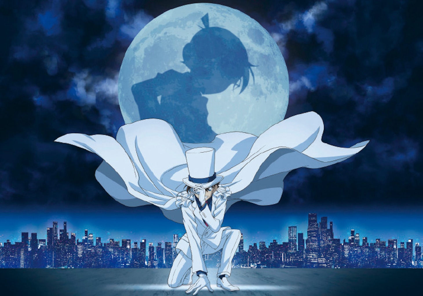 TVシリーズ特別編集版「名探偵コナン vs. 怪盗キッド」ビジュアル (c)青山剛昌／小学館・読売テレビ・TMS 2024