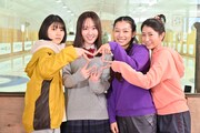 左から白倉碧空、本田望結、長澤樹、泉智奈津。