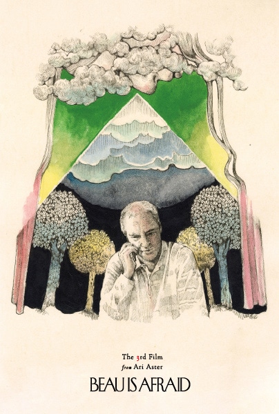 「ボーはおそれている」ポストカード