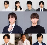 上段左から入江甚儀、木下彩音、高橋璃央、林裕太、中段左から金子隼也、野村康太、下段左から田中幸太朗、北見敏之、岩瀬亮。